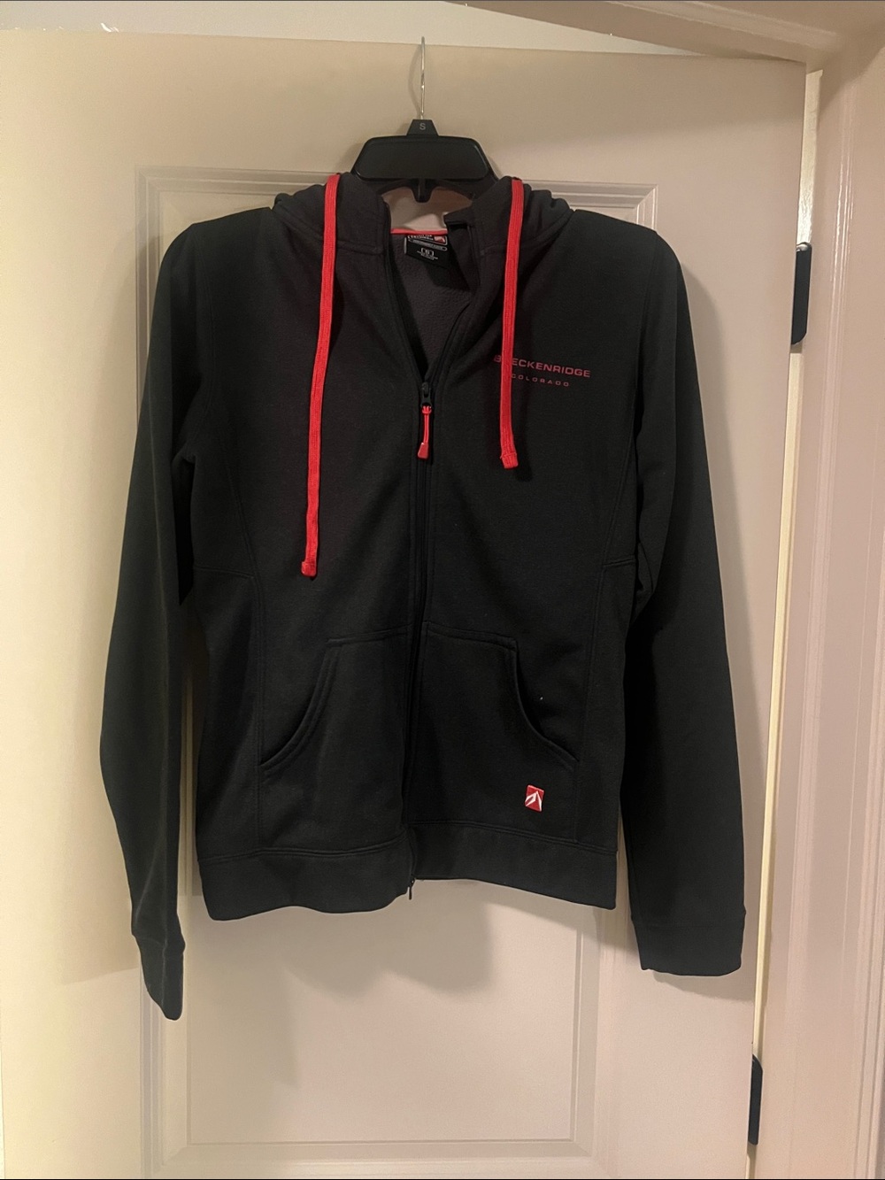 Gray Hoodie with pink Accents - Full Zip Hoodie